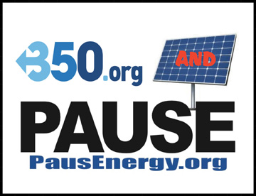 350.ORG and PAUSE