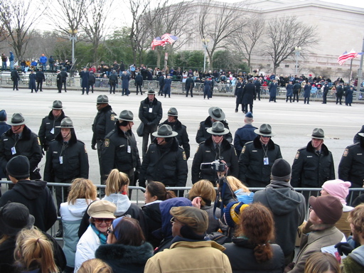 Penn Ave - So many police!