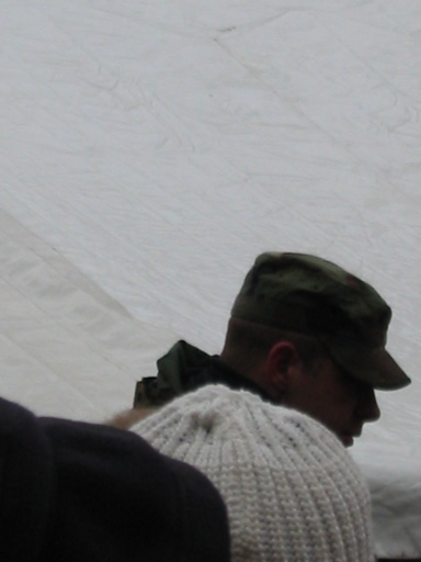 Army man directing us
