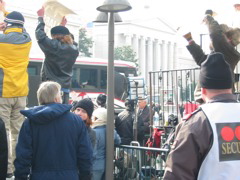 Waiting for the parade