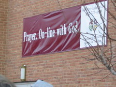 Prayer.  On-line with God