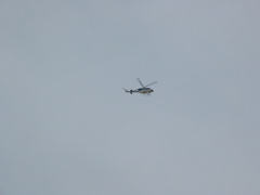 Helicopter watches us