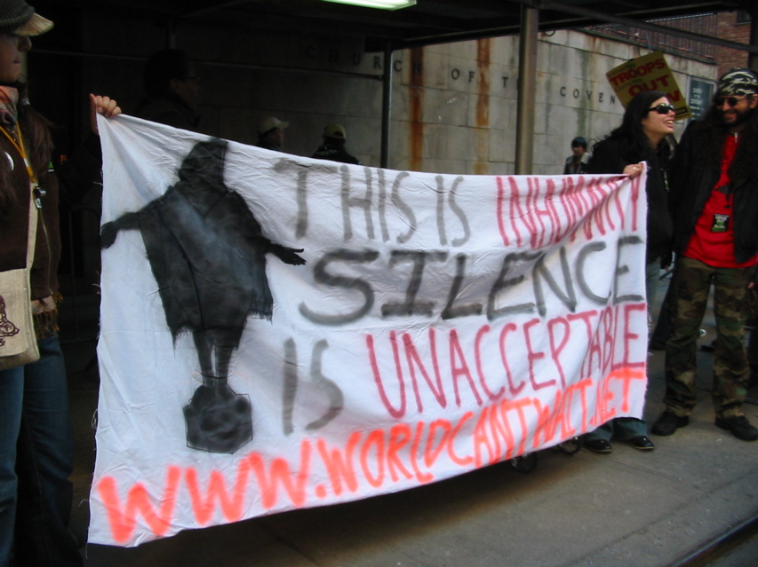 Silence is Unacceptable