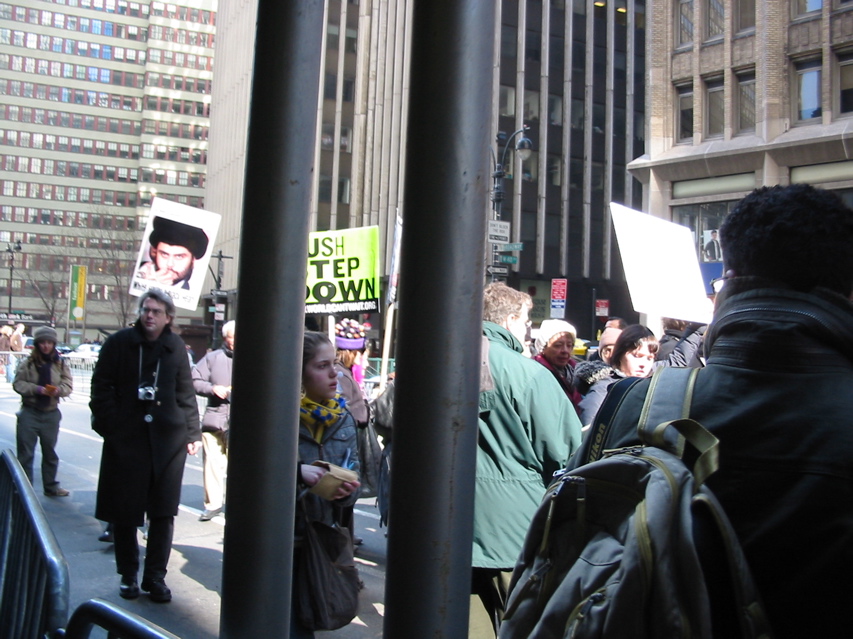 At the rally