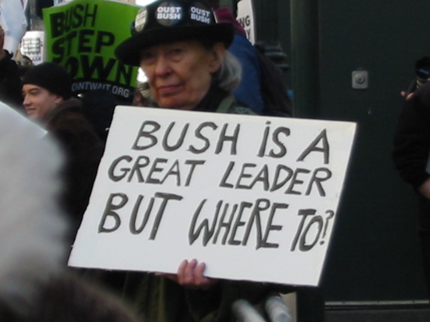Bush is a great leader. . .