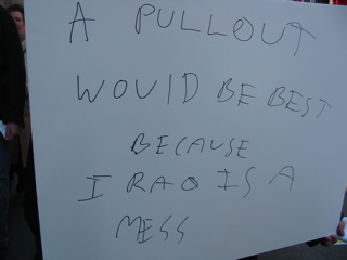 A Pullout Would Be Best