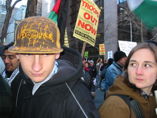 We arrive at the UN Rally site