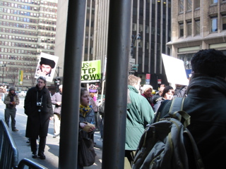 At the rally
