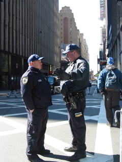 The Police were low-key