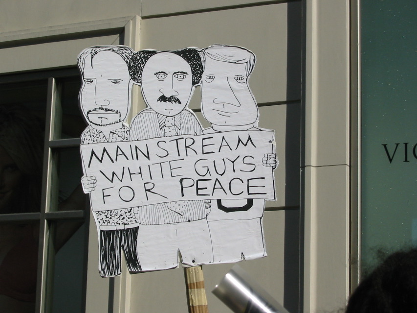 Main Stream White Guys for Peace