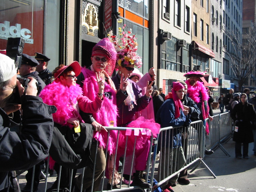 People in Pink
