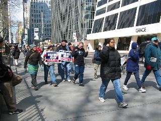 Going to the protest