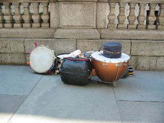 Drums on the Sidewalk