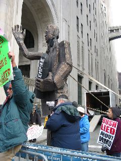 Bush Statue