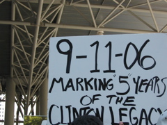 Some people still blame President Clinton