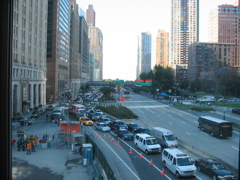 A view of the street