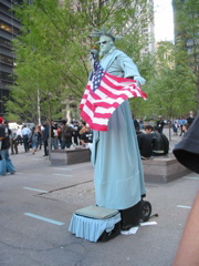 Mis Liberty appears
