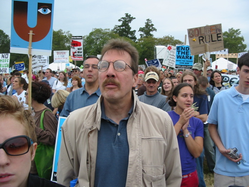 People listen to the speakers