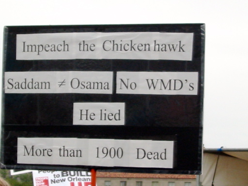 Impeach the Chickenhawk