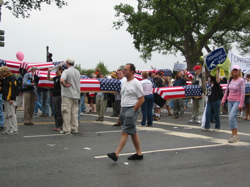 We join the march