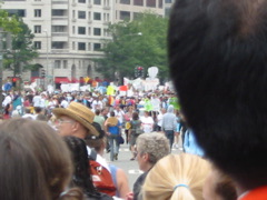 The march