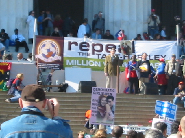 Ramsey Clark speaks
