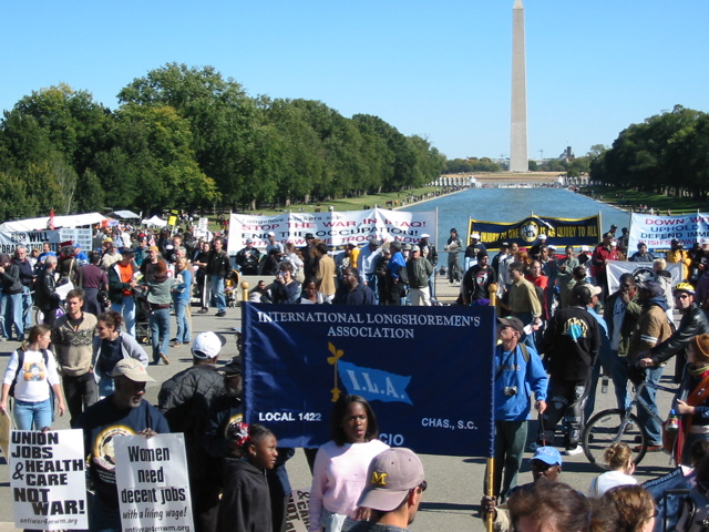 Still eary, people still gather