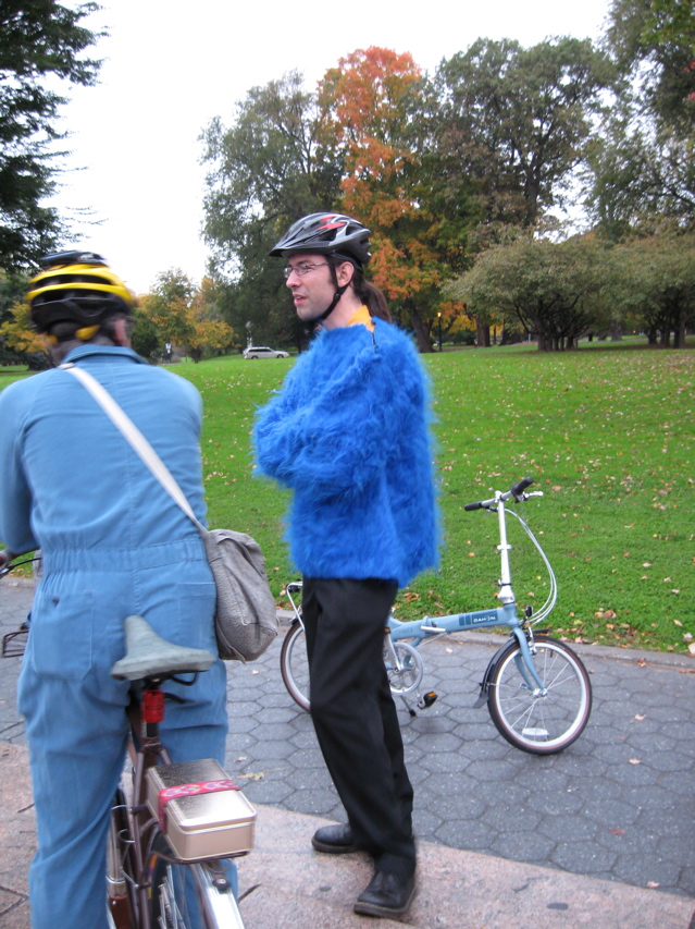 Dave in fuzzy blue