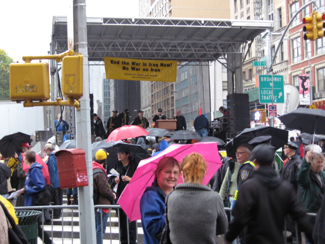The stage