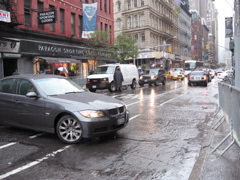 Cars had to U-Turn