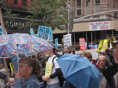 Rain and signs