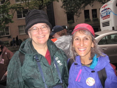 Lynne on the left, Kathy on the right