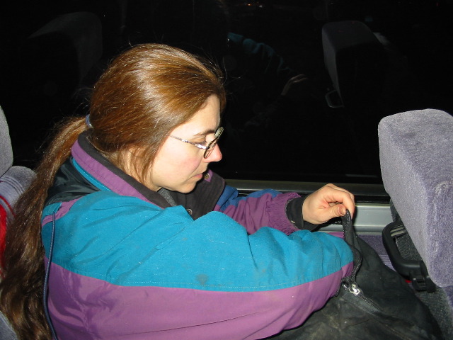 Midnight on the bus