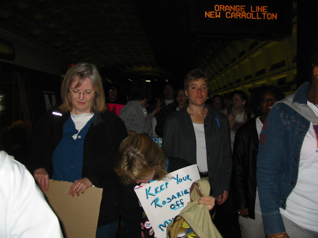 Remember, we take the Orange line to get back!