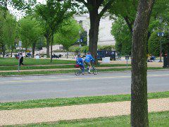 Pro-choice tandem bicyclists